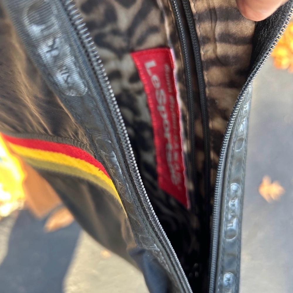 ✨🆕L.A.M.B. X LeSport Sac 1st Edition Blue Hella Hobo Bag w/Rasta Stripes!RARE!✨ - Picture 4 of 9